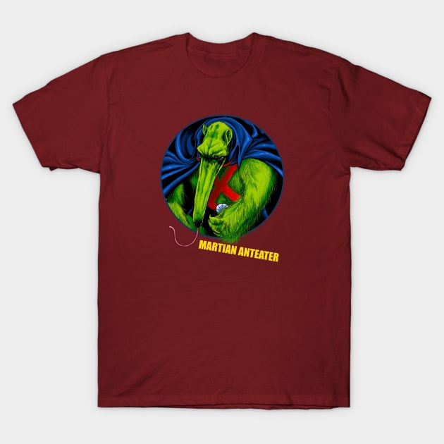 Martian Anteater T-Shirt by ThirteenthFloor